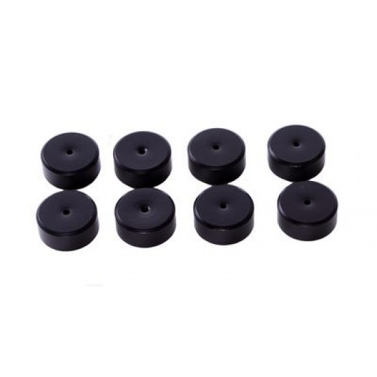 HiFi Isolation Accessories Black Aluminium Floor Protectors 18mm Solid Aluminium