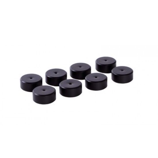 HiFi Isolation Accessories Black Aluminium Floor Protectors 18mm Solid Aluminium